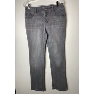 Chicos So‎ Slimming Jeans Sz Chicos 0.5 S/6 Short. Subtle Studs/logo on Pockets